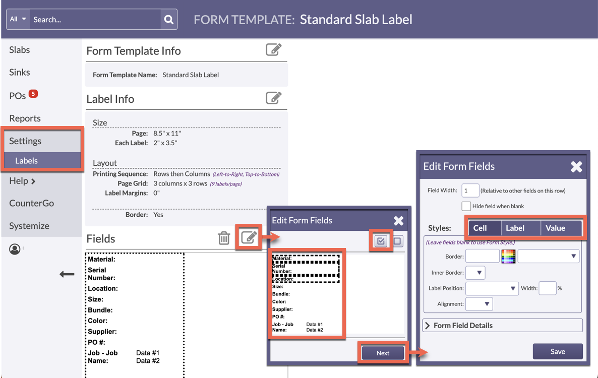 edit multiple form fields